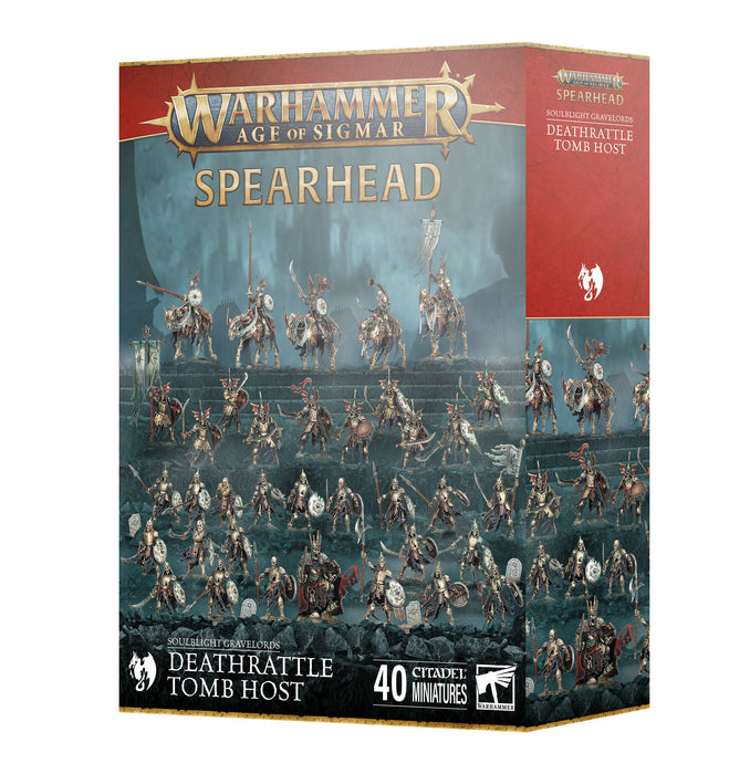 Age of Sigmar: Spearhead: Soulblight Gravelords Deathrattle Tomb Host - Warhammer