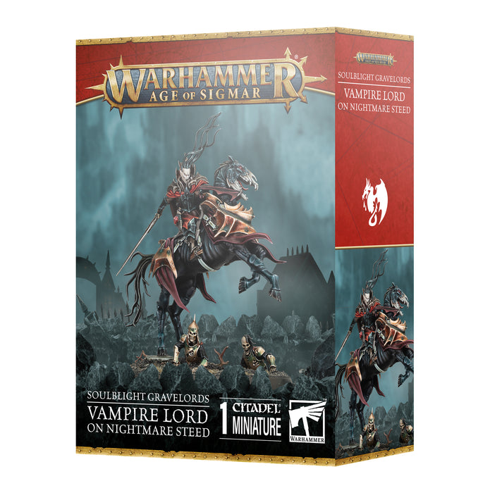 Soulblight Gravelords: Vampire Lord On Nightmare Steed - Warhammer