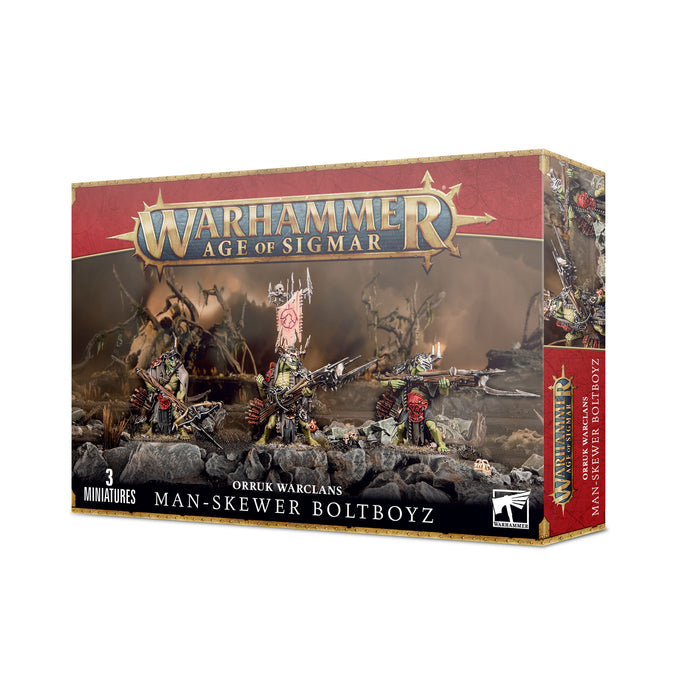 Orruk Warclans: Man Skewer Boltboyz - Warhammer