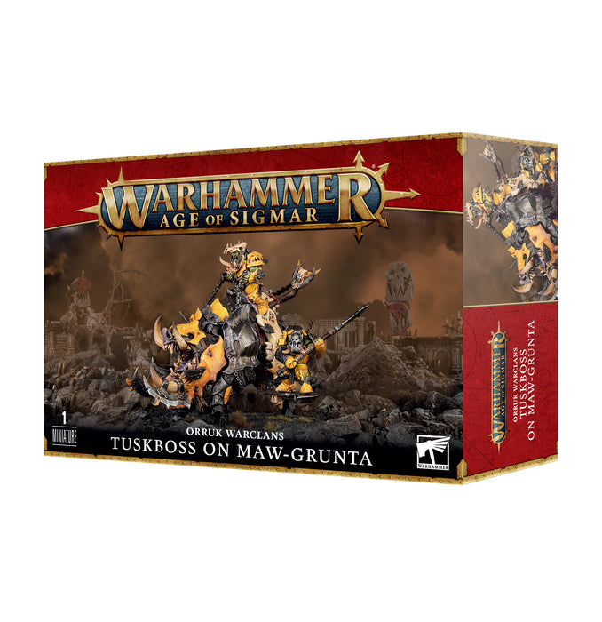 Orruk Warclans: Tuskboss On Maw Grunta - Warhammer