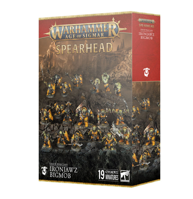 Spearhead: Orruk Warclans Ironjawz Bigmob - Warhammer