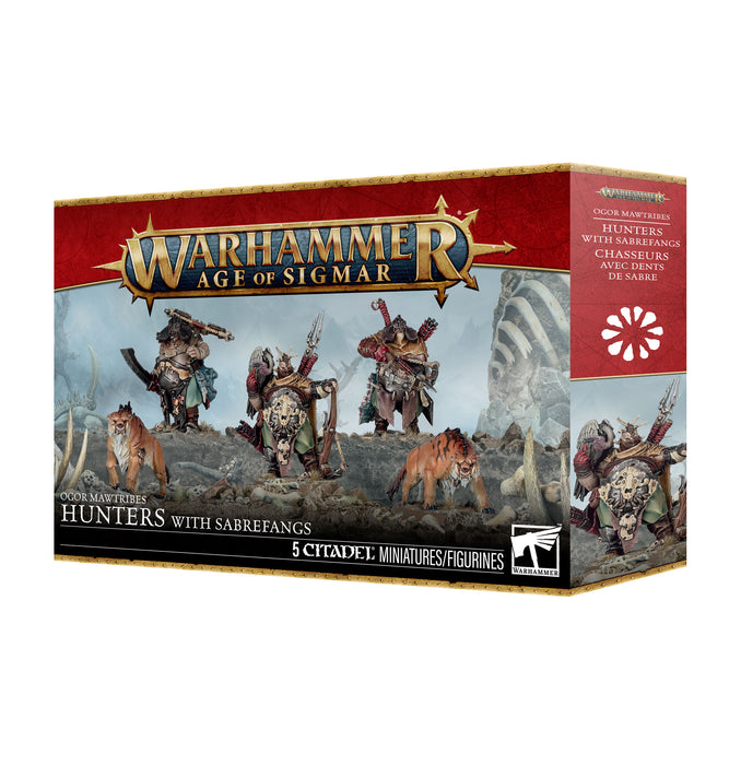 Ogor Mawtribes Hunters with Sabrefangs - Warhammer