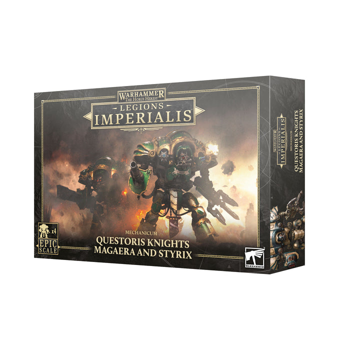 Legions Imperialis: Mechanicum Questoris Knights Magaera Styrix Miniature - Warhammer