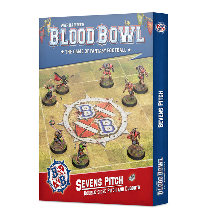 Blood Bowl Sevens Double Sided Pitch and Dugouts Set - Warhammer