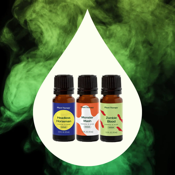 Ätherische Ölmischung für Halloween-Party, 3 x 10 ml – Pflanzentherapie