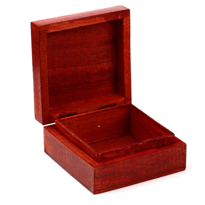 Mango Wood Thai Buddha Jewelry Box