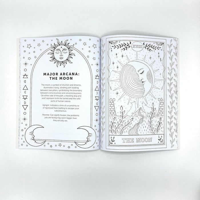 The Tarot Colouring Book: A Mystical Journey of Colour and Creativity - Summersdale Publishers