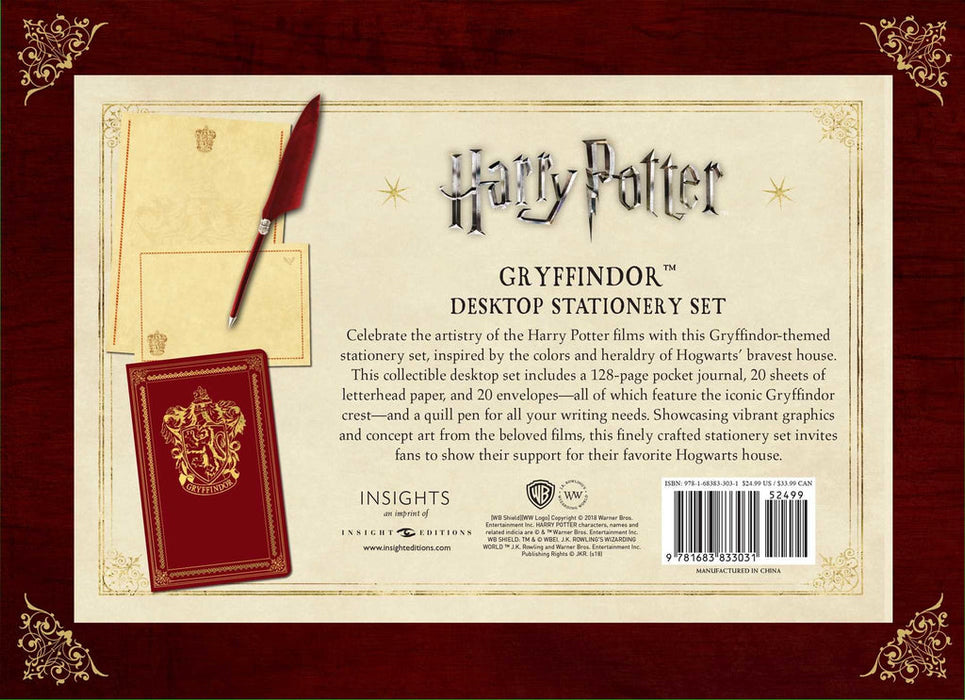 Harry Potter: Gryffindor Writing Set