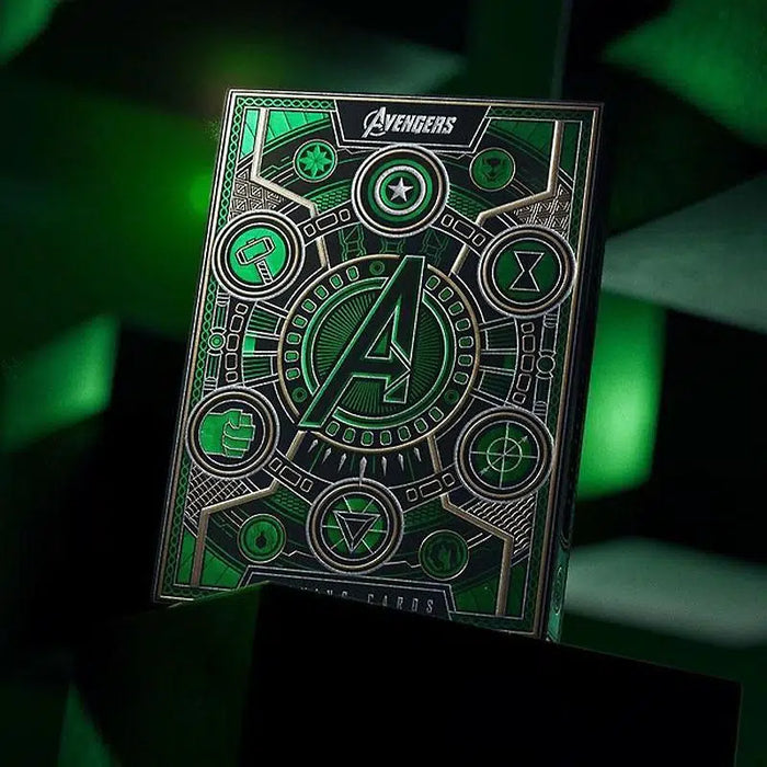 Avengers Infinity Saga pelikortit green