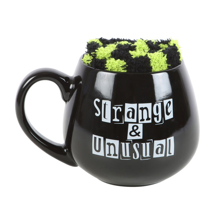 Strange and Unusual - Mug and fluffy socks set