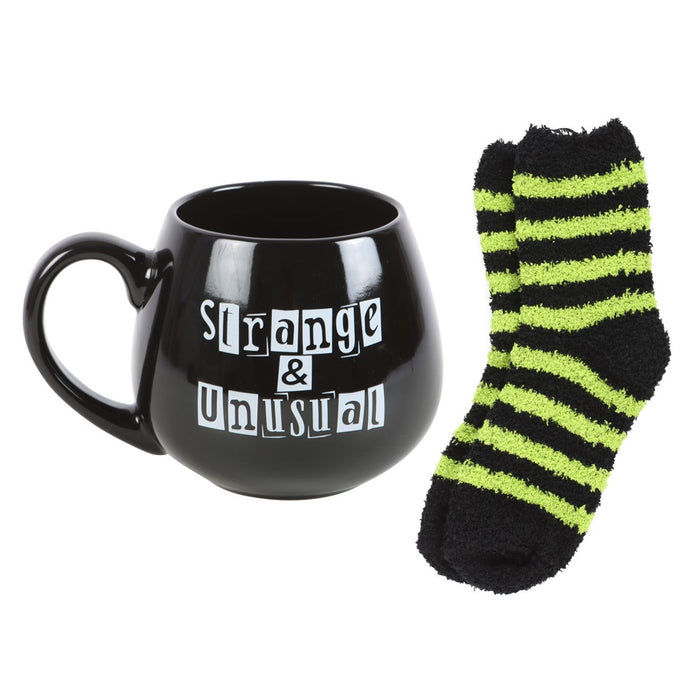 Strange and Unusual - Mug and fluffy socks set