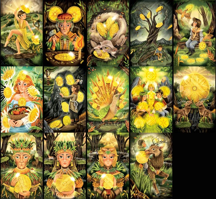 Fairy Tale Journey Tarot – 12 cm Edition, gold edges
