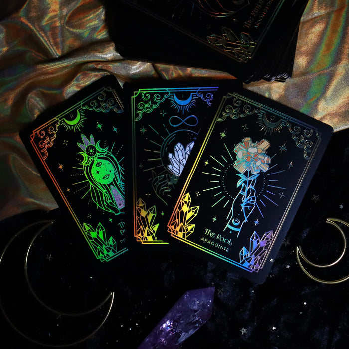 Crystalstruck Tarot© Moonstruck Crystals GOLD - Kara Pavlik (Indie / import)