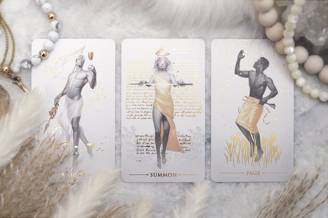 Ephemere: Ein Tarot-Deck von True Black (True White) – Arthur Wang (Indie, Import) 