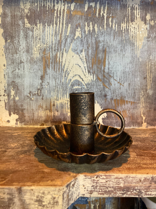 Metallinen kynttilänjalka halk. 10cm
