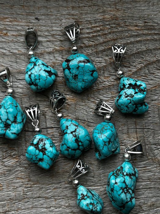 Turquoise pendant nugget