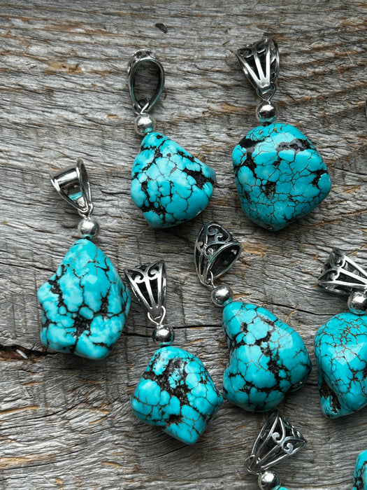 Turquoise pendant nugget