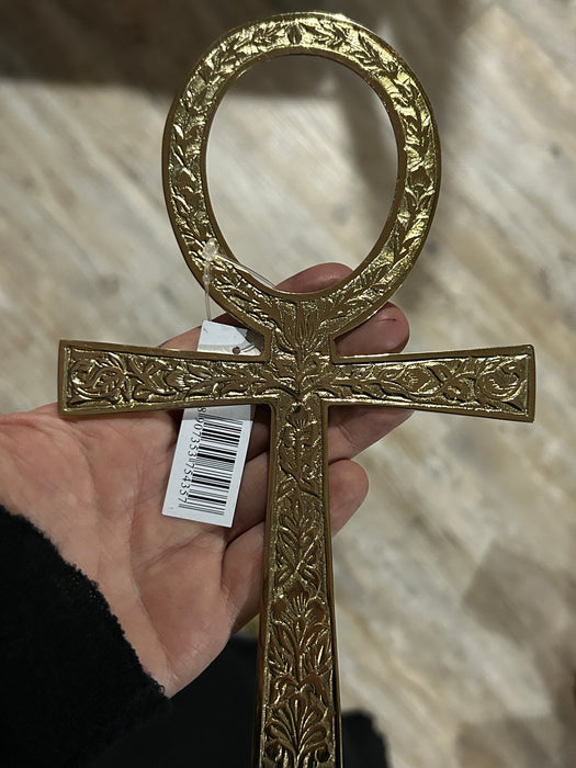 Ankh seinäkoriste messinkiä 20cm