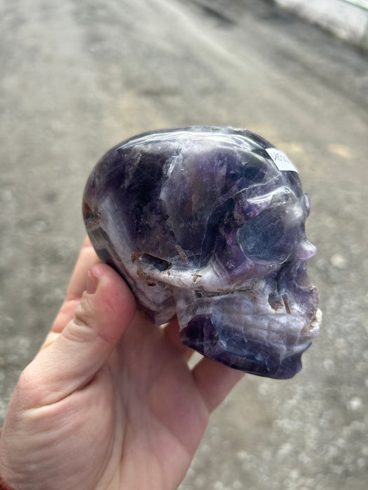 Chevron Amethyst Kristallschädel 