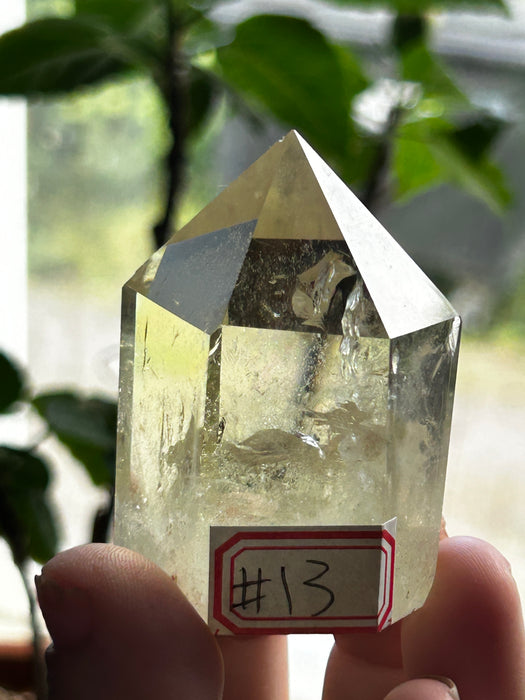 Luonnollinen sitriini obeliski #13