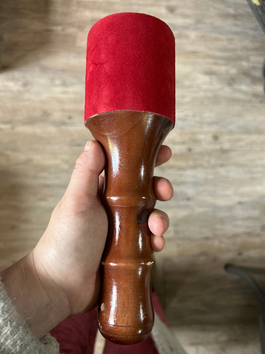 Sound bowl music stick with suede leather in different sizes