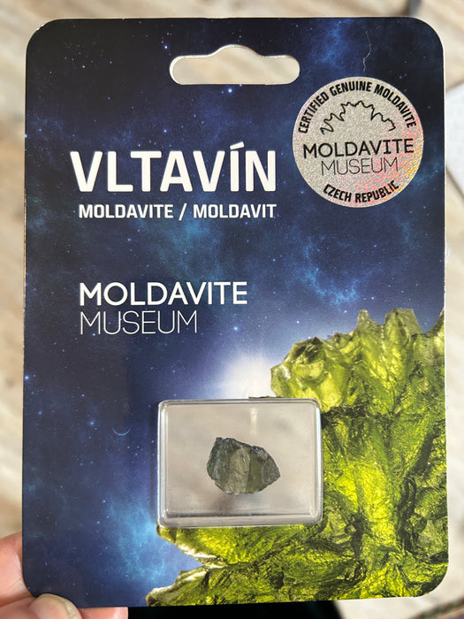 Moldavite, Czech Republic 0.5g-1.5g (Besednice sever)