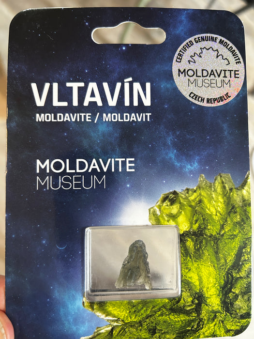 Moldavite, Czech Republic 0.5g-1.5g (Besednice sever)