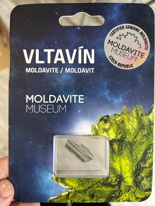 Moldavite, Czech Republic 0.5g-1.5g (Besednice sever)