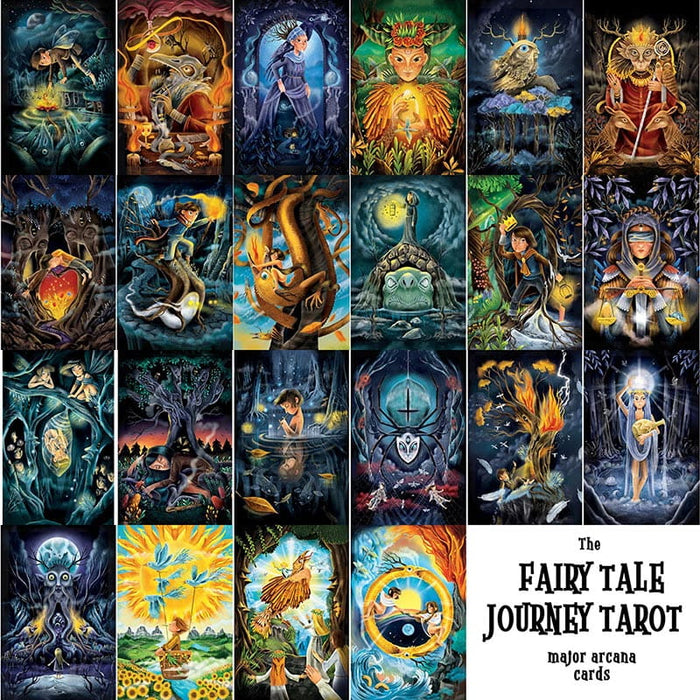 Fairy Tale Journey Tarot – 12 cm Edition, gold edges