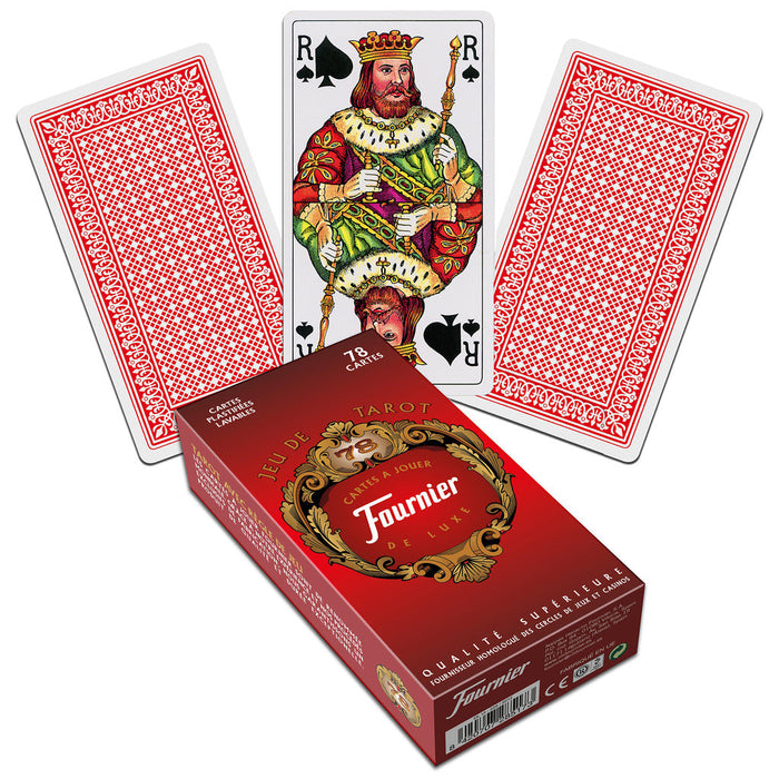 French Tarot cards (Red) playing cards Fournier 