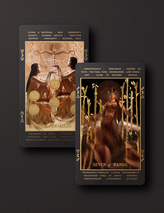 Lucid Dreams Beginners Tarot Deck • BLACK ECLIPSE EDITION IV