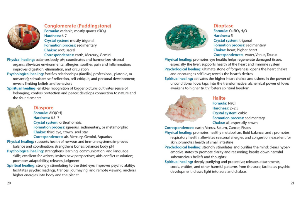 Crystal Basics Pocket Encyclopedia: The Energetic, Healing, and Spiritual Power of 450 Gemstones- Nicholas Pearson