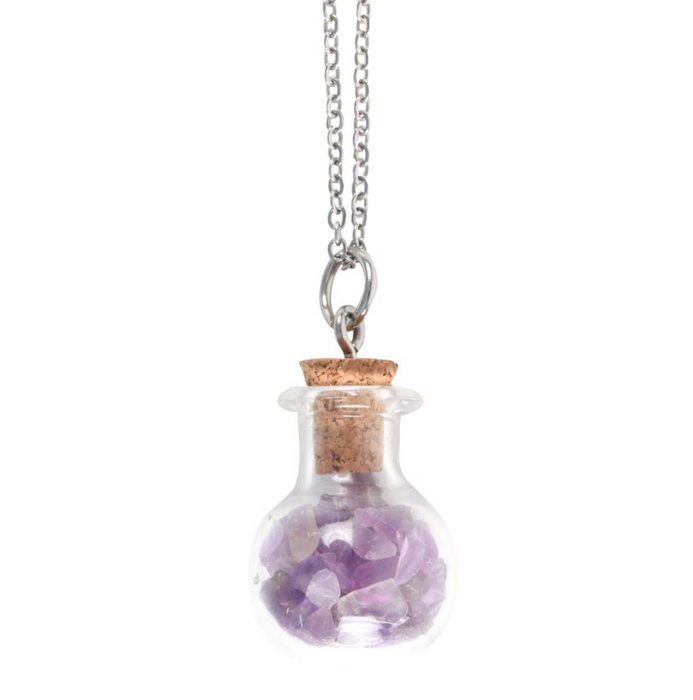 Spell bottle necklace in a gift box