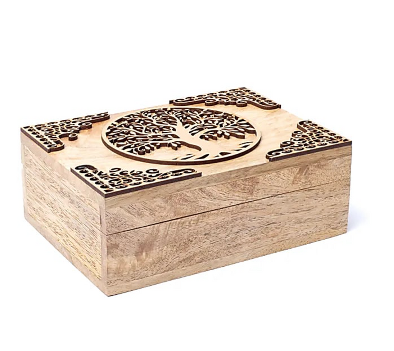 Tarot-laatikko – laserleikattu Tree of Life -symboli