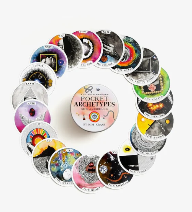 The Wild Unknown Pocket in a tin - Archetypes deck and guidebook - Kim Krans