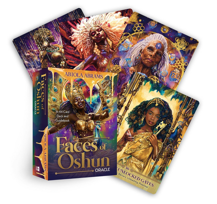 Faces of Oshun Oracle: A 44-Card Deck and Guidebook - Abiola Abrams