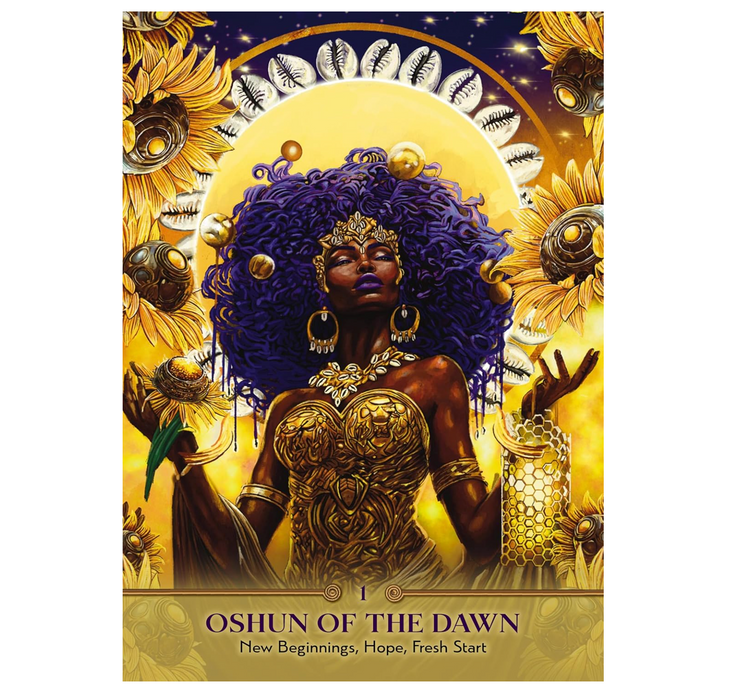 Faces of Oshun Oracle: A 44-Card Deck and Guidebook - Abiola Abrams