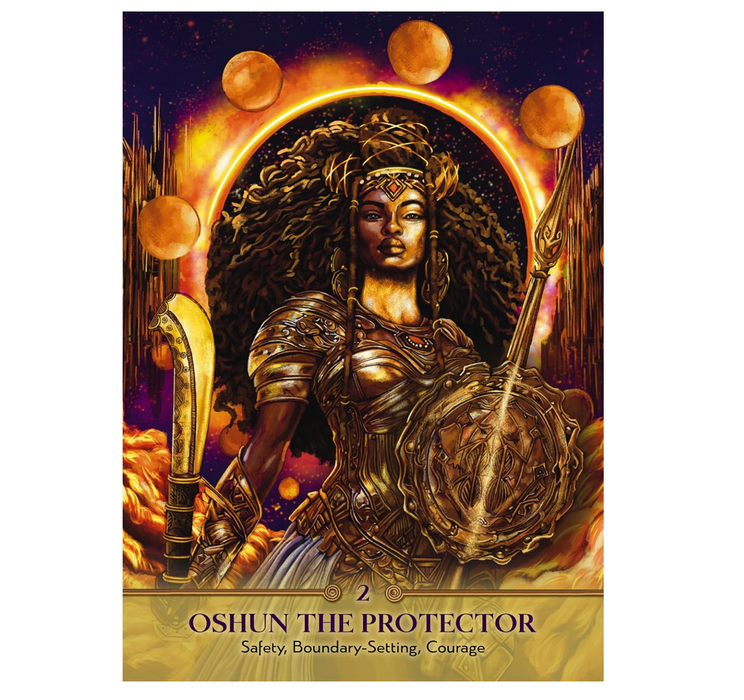 Faces of Oshun Oracle: A 44-Card Deck and Guidebook - Abiola Abrams