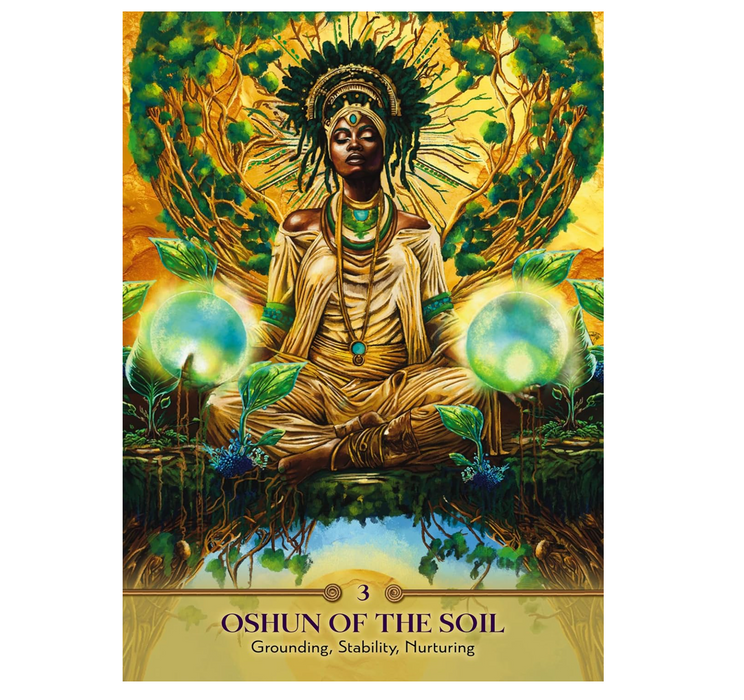 Faces of Oshun Oracle: A 44-Card Deck and Guidebook - Abiola Abrams