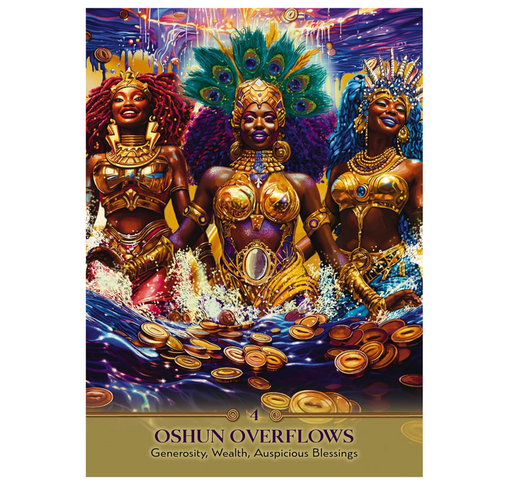 Faces of Oshun Oracle: A 44-Card Deck and Guidebook - Abiola Abrams
