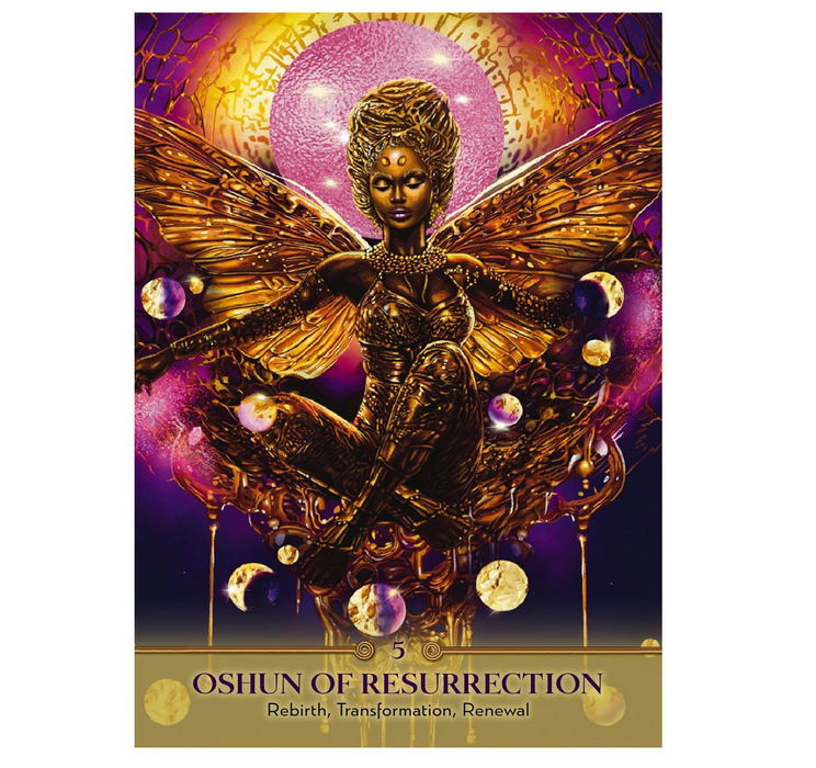 Faces of Oshun Oracle: A 44-Card Deck and Guidebook - Abiola Abrams