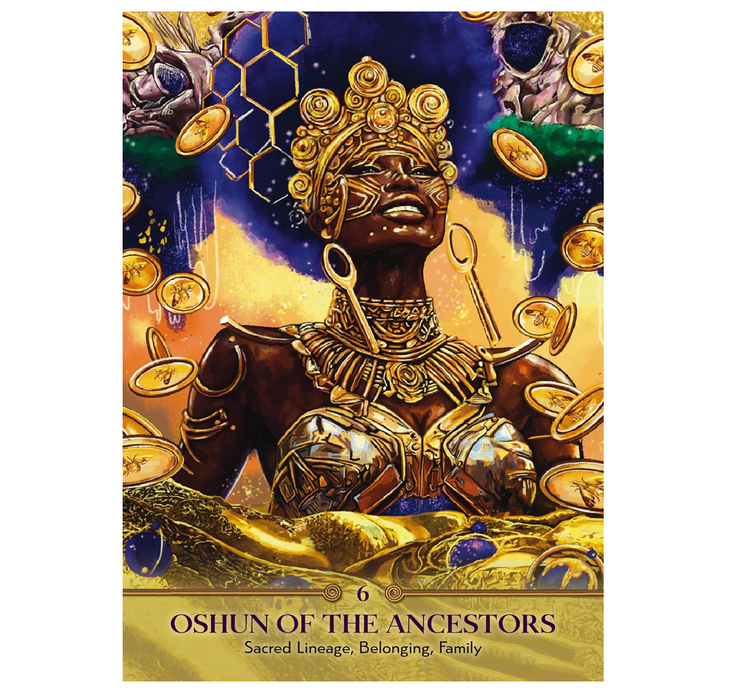 Faces of Oshun Oracle: A 44-Card Deck and Guidebook - Abiola Abrams