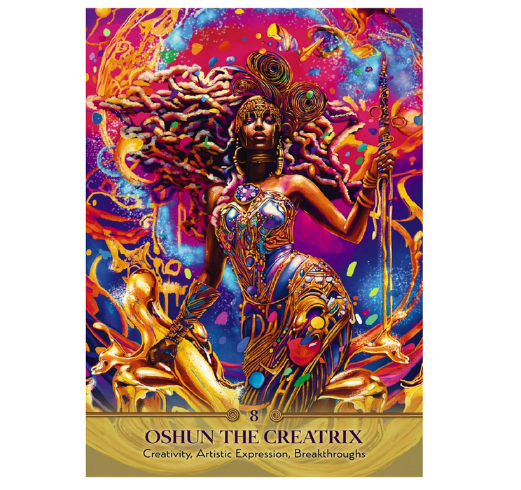 Faces of Oshun Oracle: A 44-Card Deck and Guidebook - Abiola Abrams