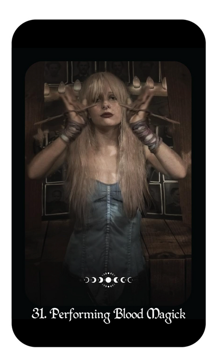A Gothic Witch's Oracle by Raven Digitalis and John Santerineross
