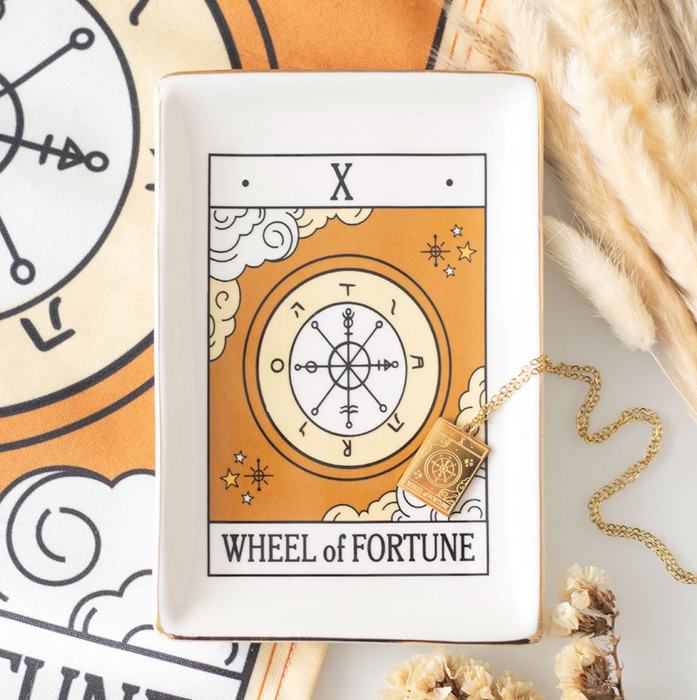 Tarot aiheinen keraaminen korulautanen