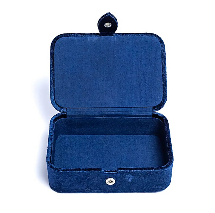 Tummansininen samettirasia – Kuu & tähdet