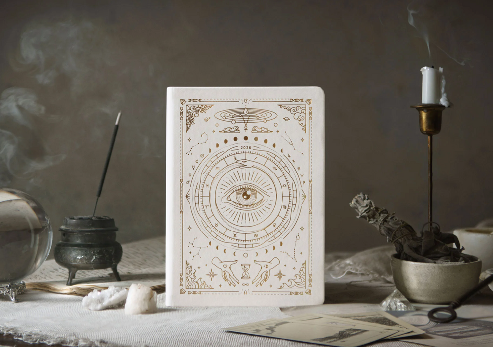 Astrological Planner 2026- White/Valkoinen - Magic of I