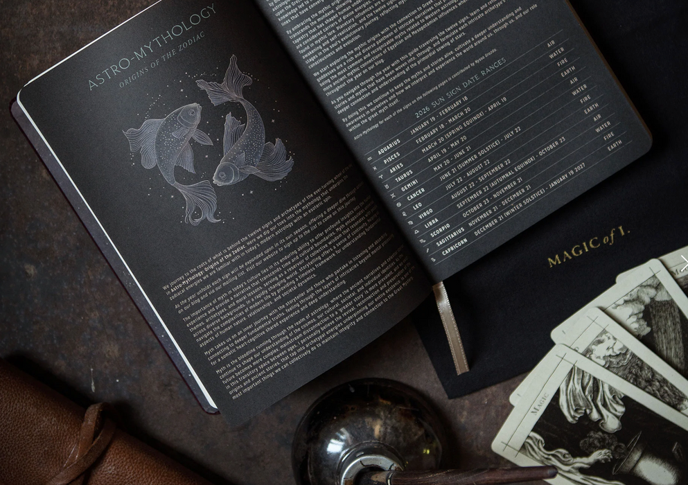 Astrological Planner 2026- White/Valkoinen - Magic of I