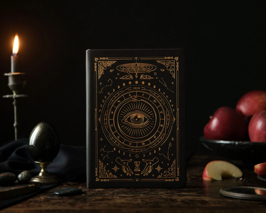 Astrological Planner 2026 - Black/Musta - Magic of I