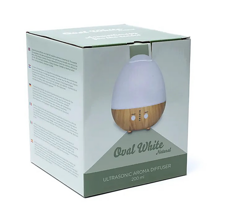 Ovaalin muotoinen aroma diffuusori 200ml